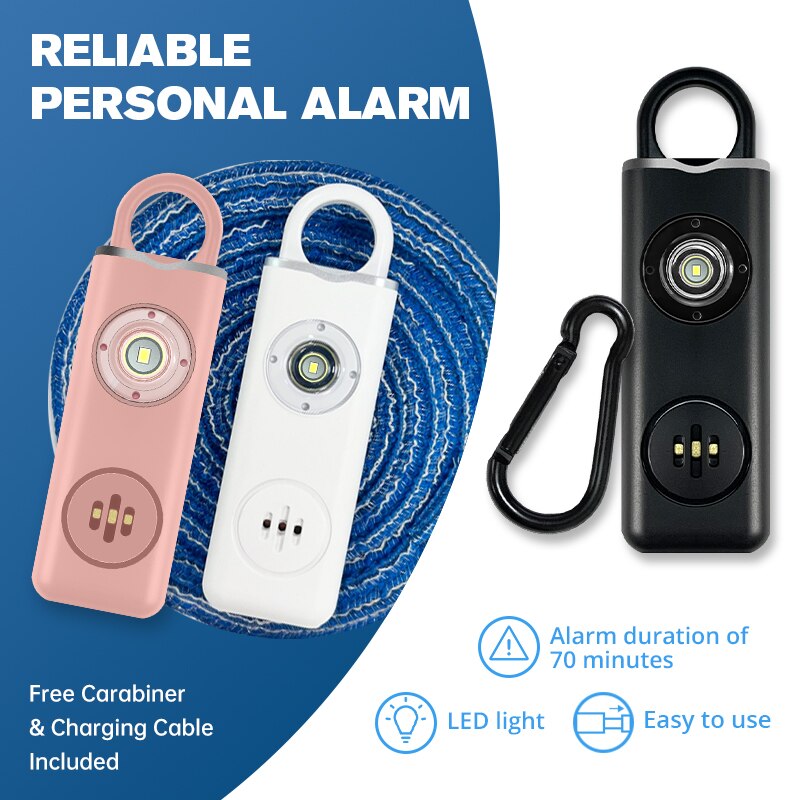 Personal Alarm Keychain - He-sirena de seguridad Personal Original para