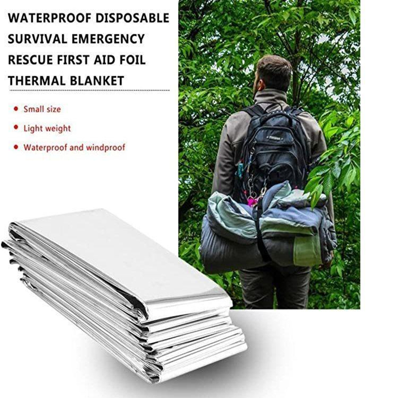 Manta emergente Mylar térmica  - First Aid Bag Kit reseña y precio