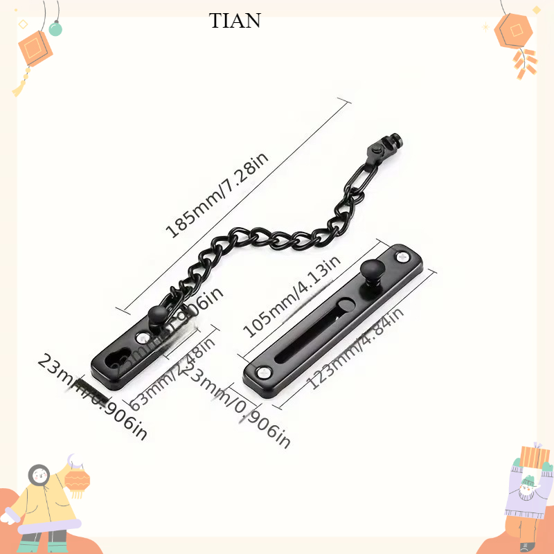 Las llaves de acero inoxidable - Security Chain Door reseña y precio