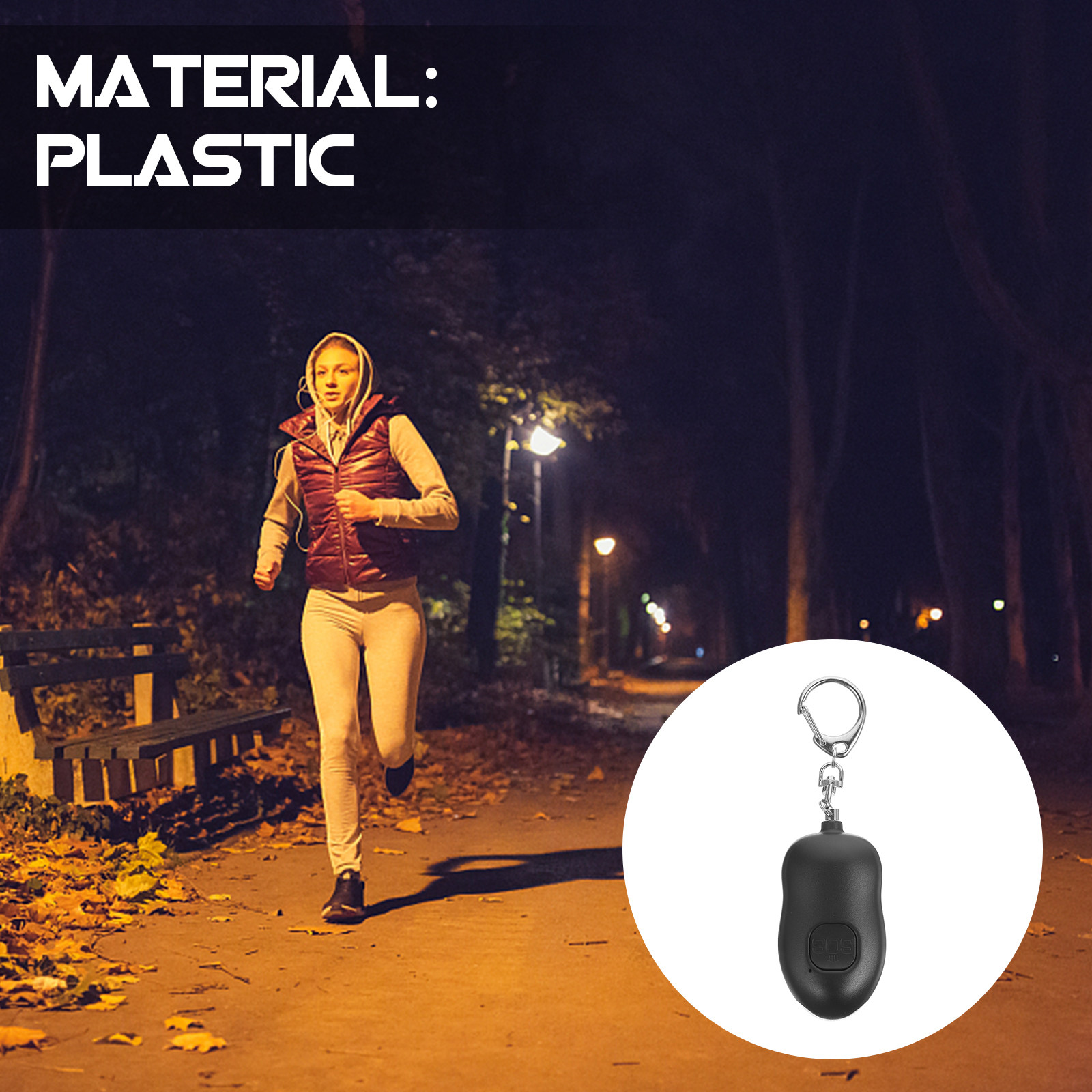 1 unidad: alarma de seguridad  - Personal Alarm Keychain reseña y precio