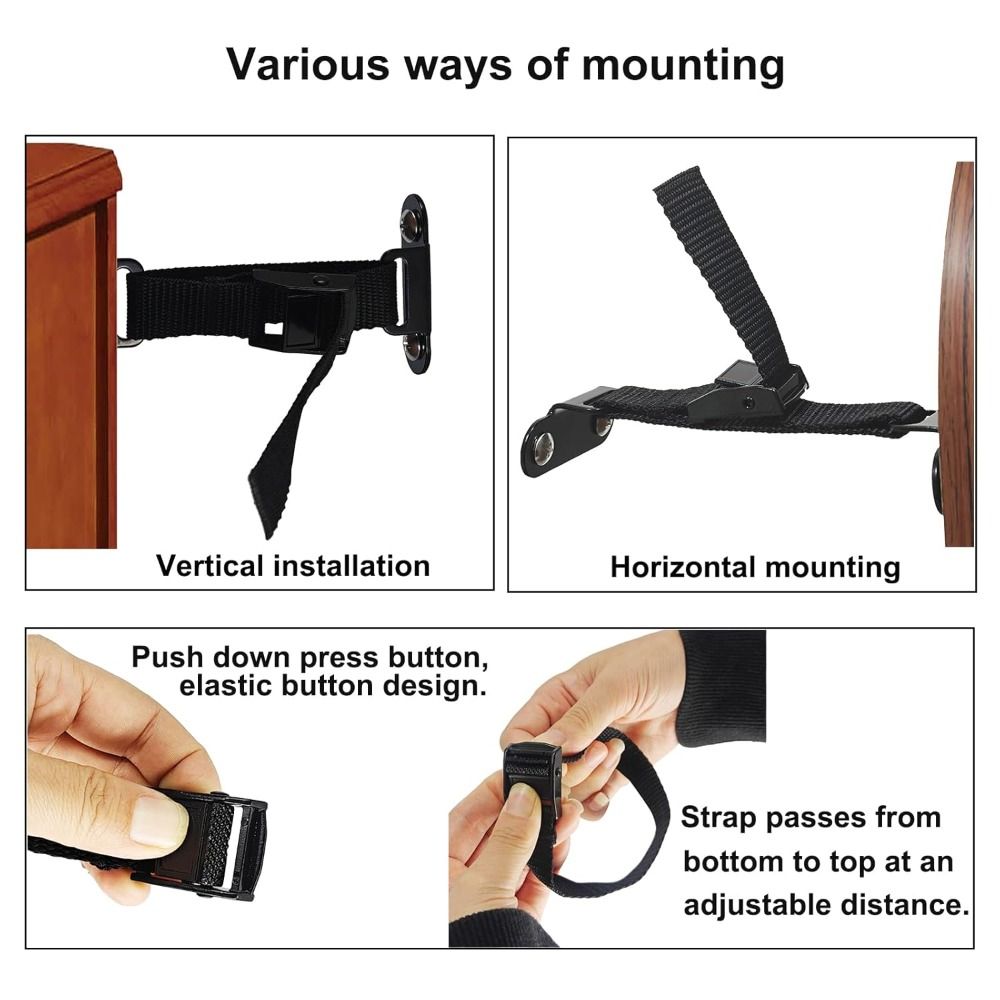 Anclajes de Muebles Resistente - Earthquake Anchor Strap reseña y precio