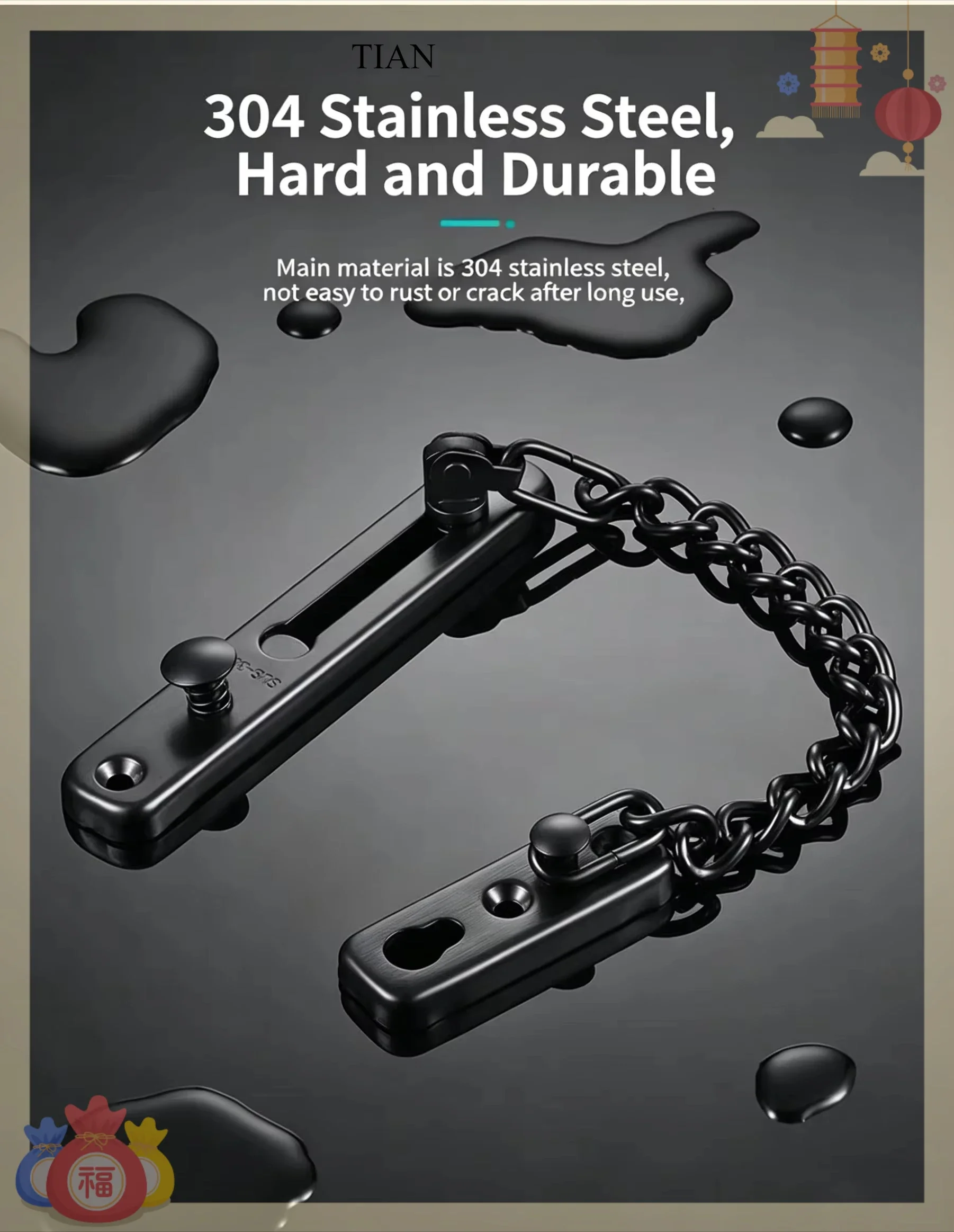 Cerradura de Seguridad para Pu - Security Chain Door reseña y precio