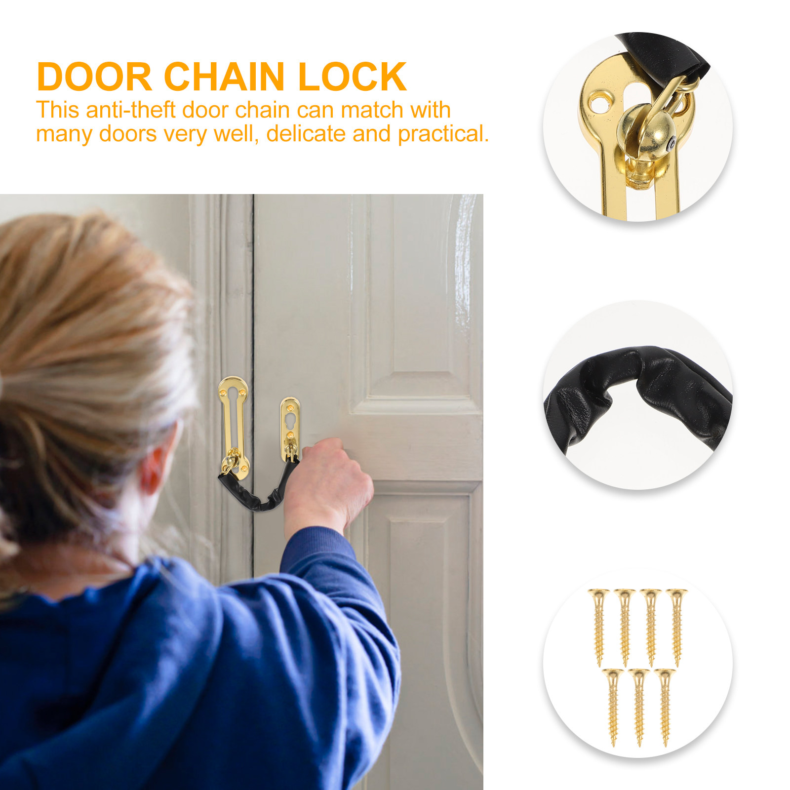Cerradura de cadena para puert - Security Chain Door reseña y precio
