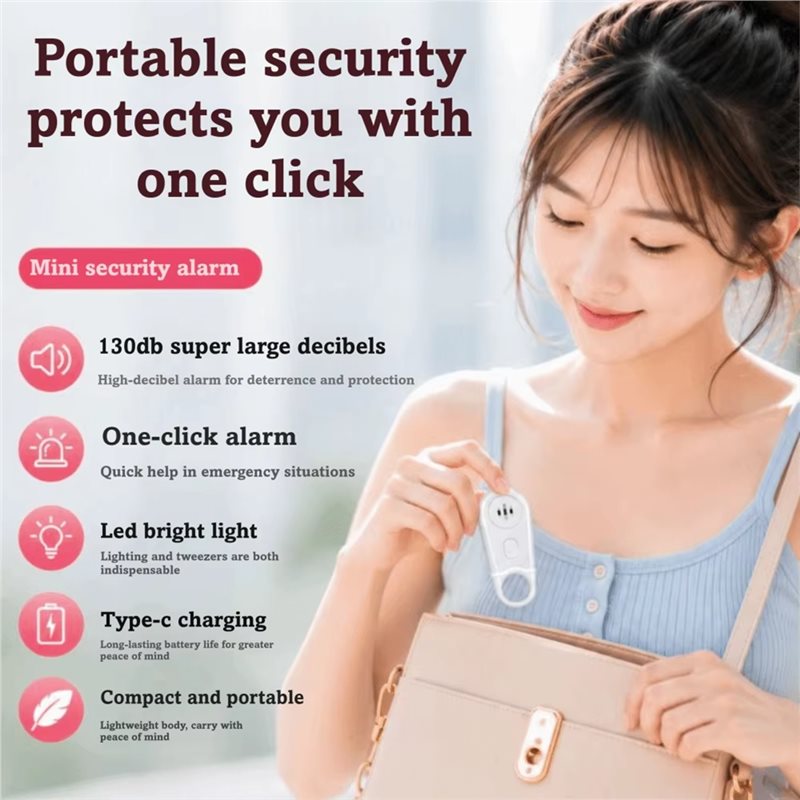 Llavero de Alerta de Emergenci - Personal Alarm Keychain reseña y precio