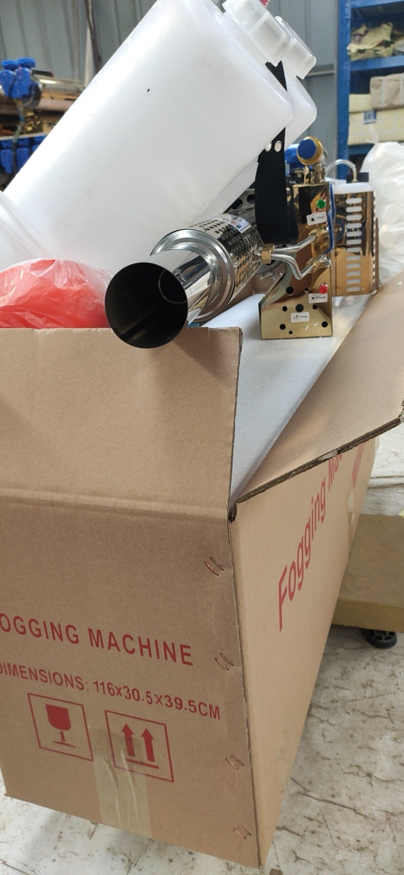 Máquina de niebla para desinfe - Flood Barrier Bag reseña y precio